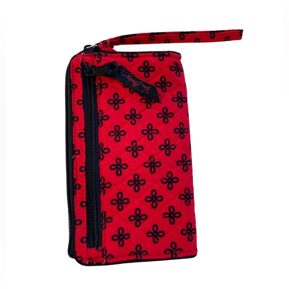 Vera Bradley: Red and Black Wallet Organizer - Picture 12 of 15